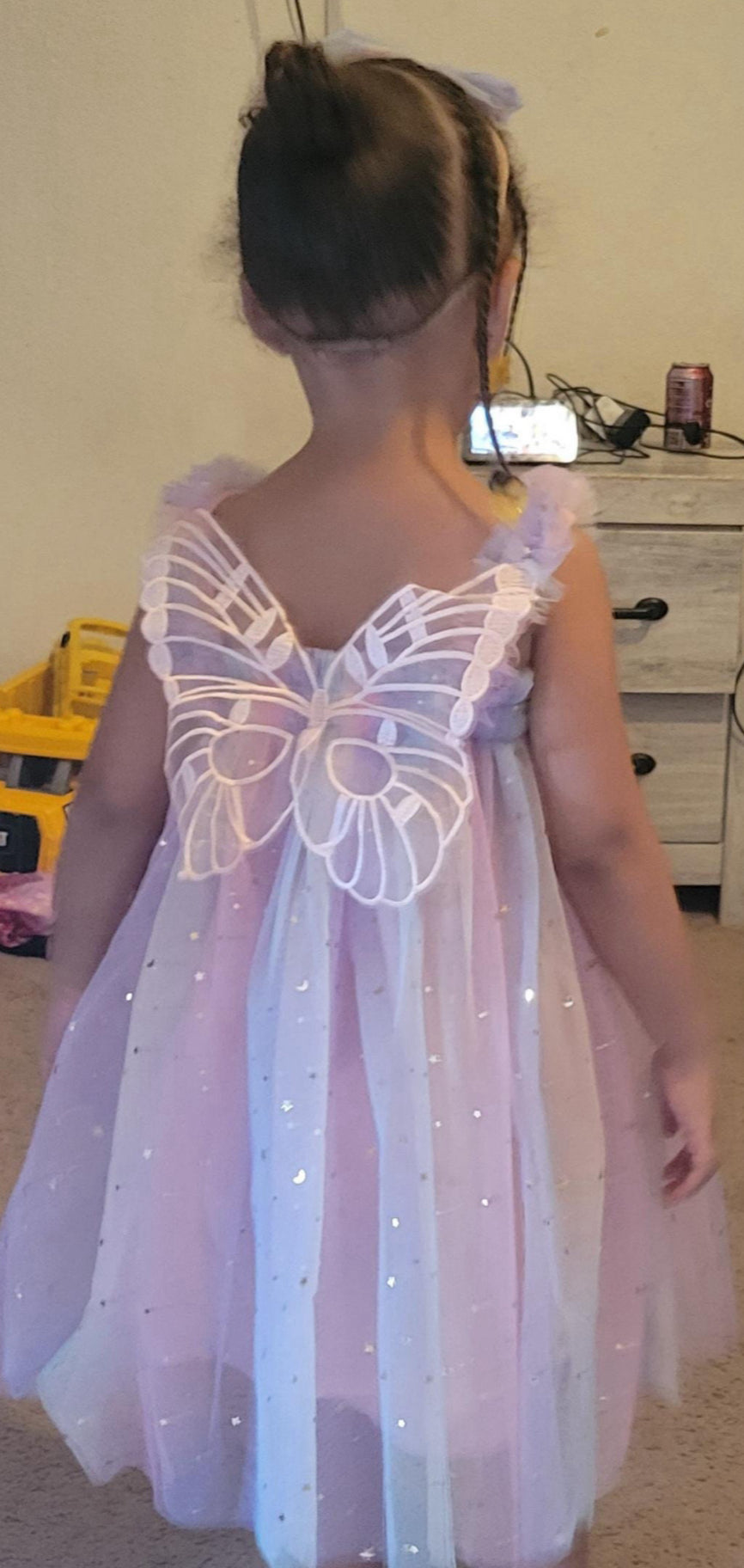 16 - Rainbow Butterfly Fairy Wing Dress