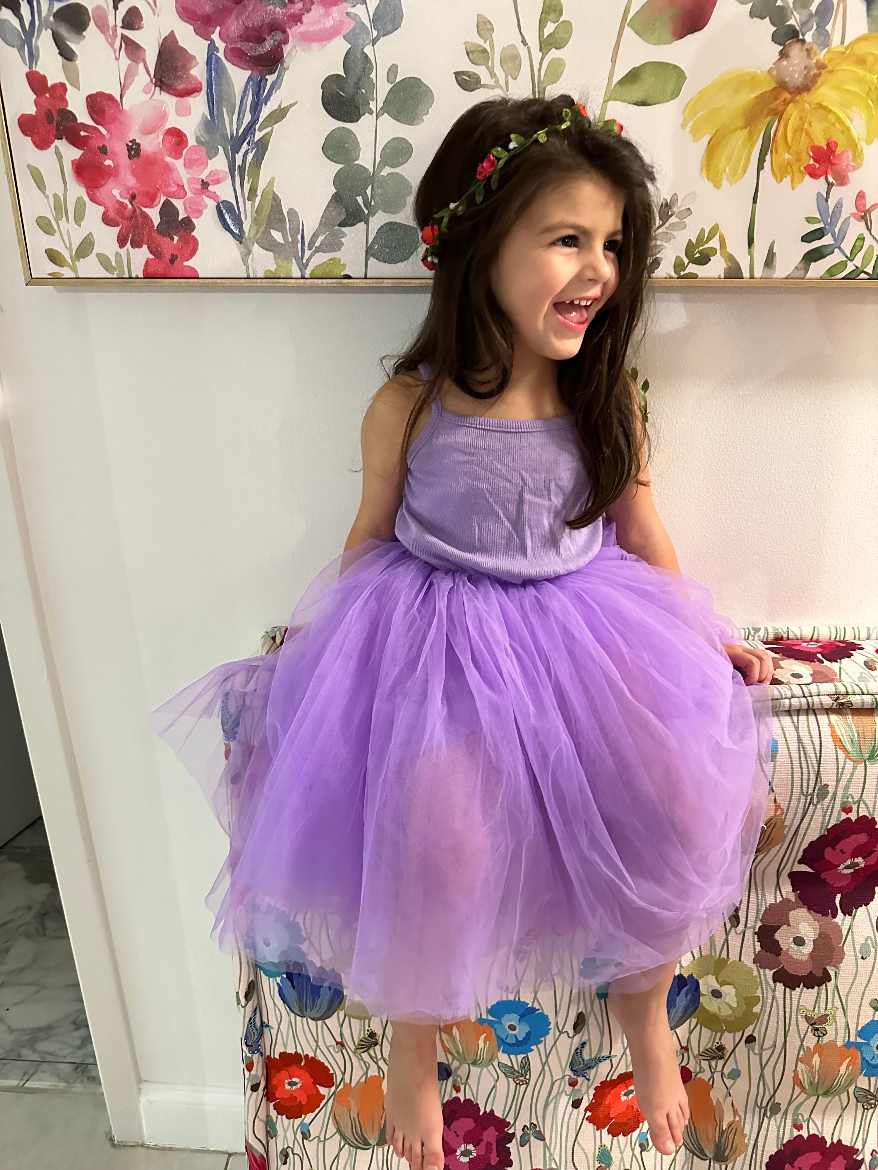 48 - Purple Lilac Ballerina Dress