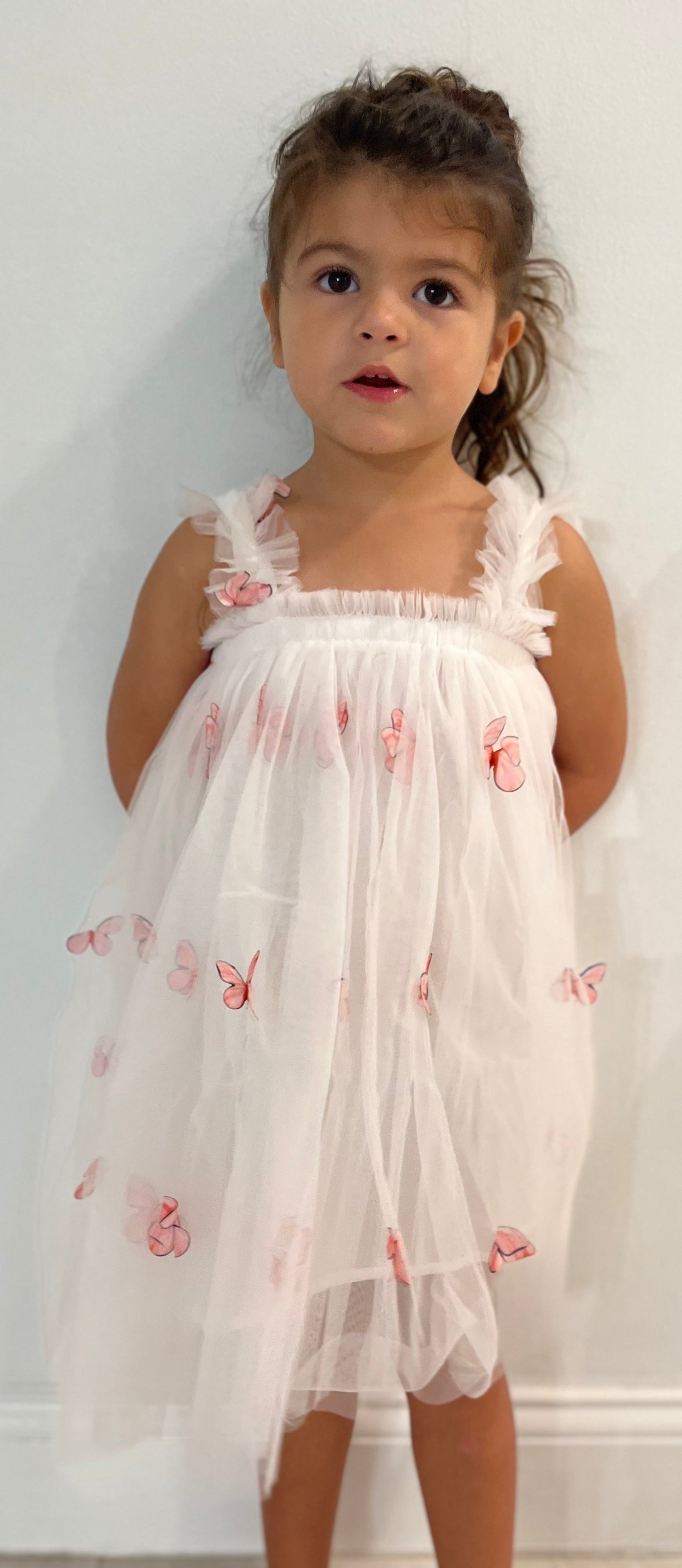 14 - White Butterfly Fairy Dress