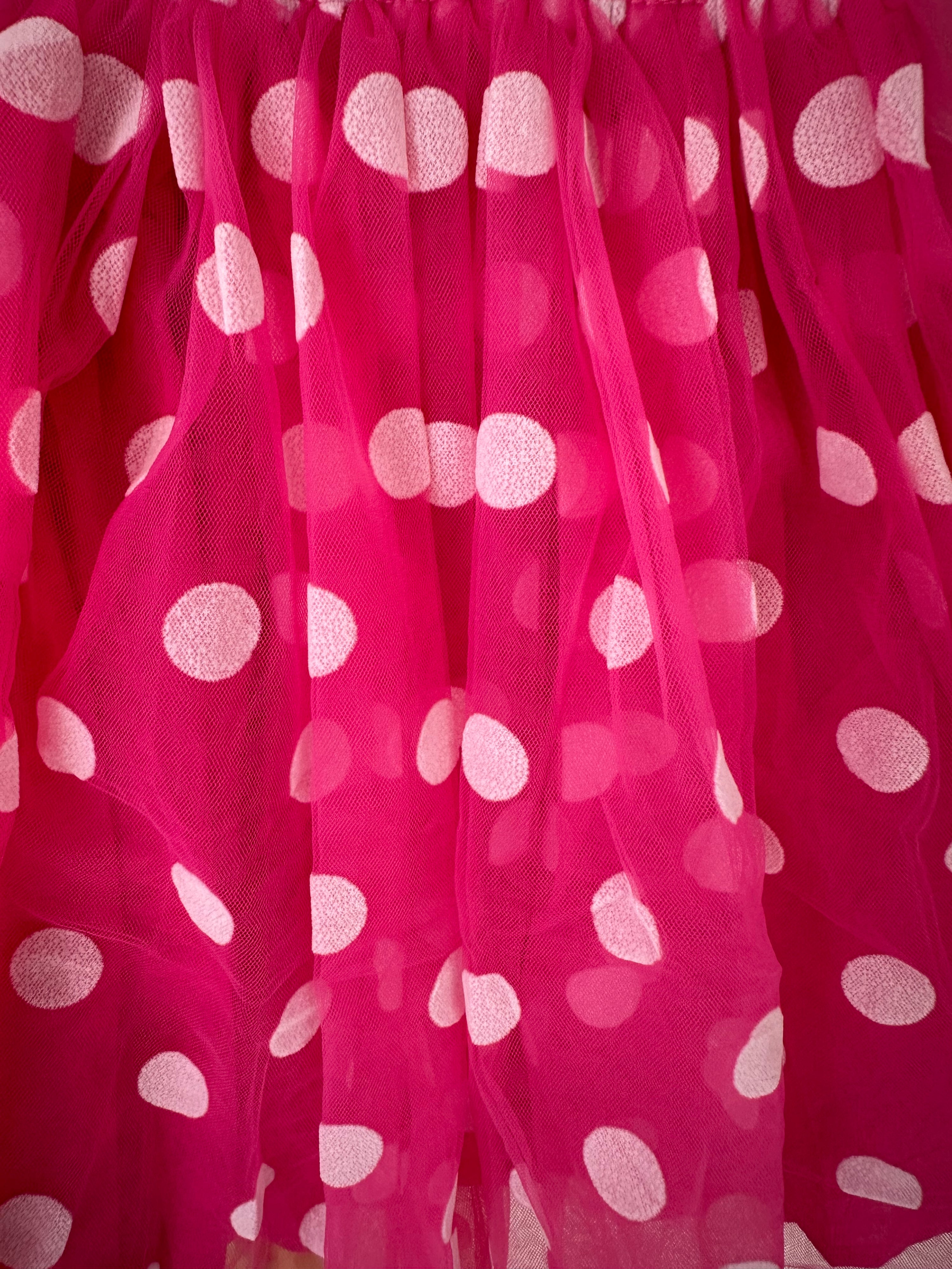 34 - Magenta Dress with White Dots - Mouse inspired