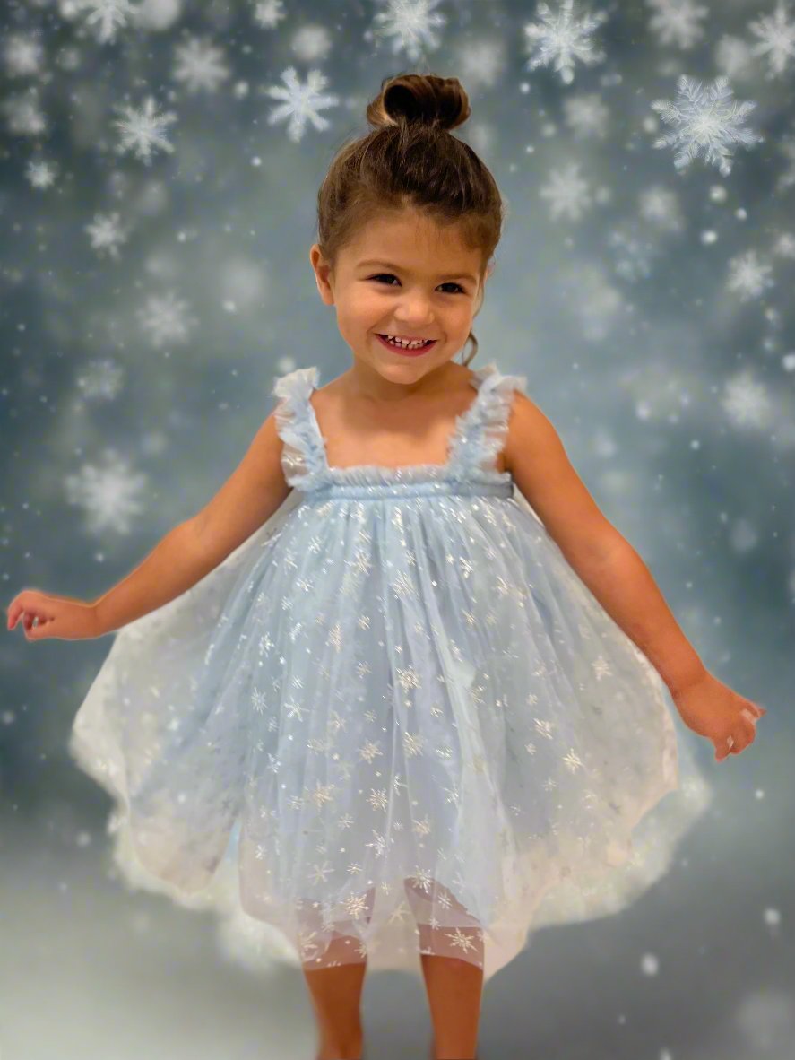 New Born Baba Fleece Stuff Winter Dress In Blue Color