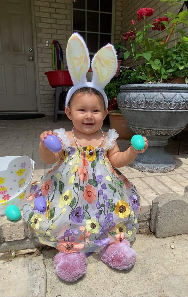 17 - Beautiful 3D Floral & Stems Dress