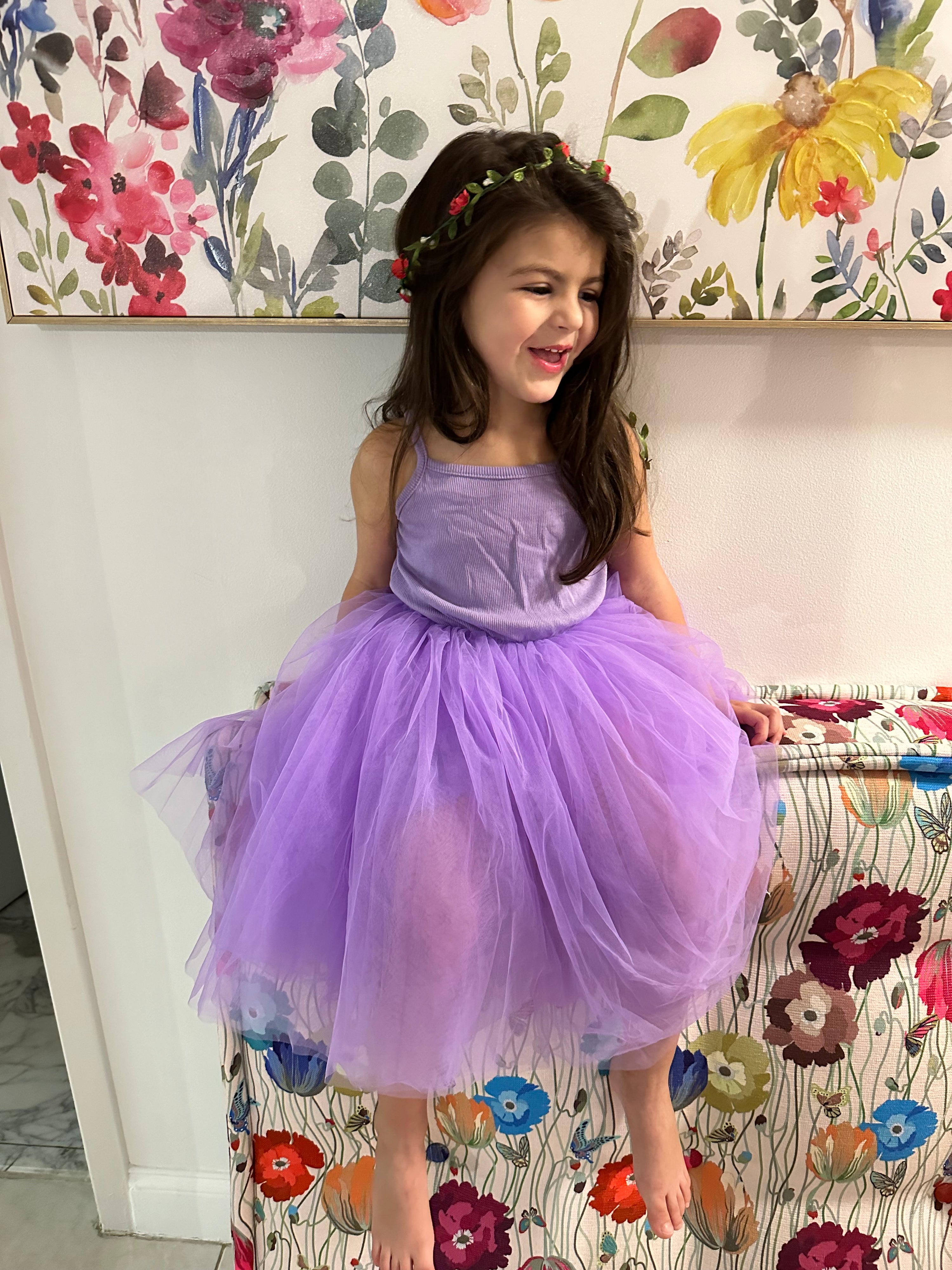 48 - Purple Lilac Ballerina Dress