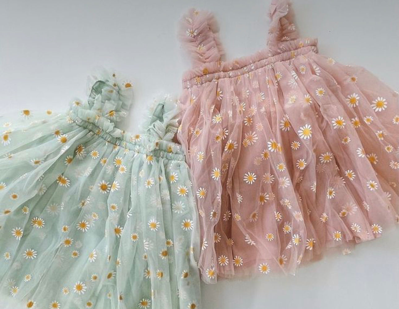 03 - Pink Daisy Tulle Dress