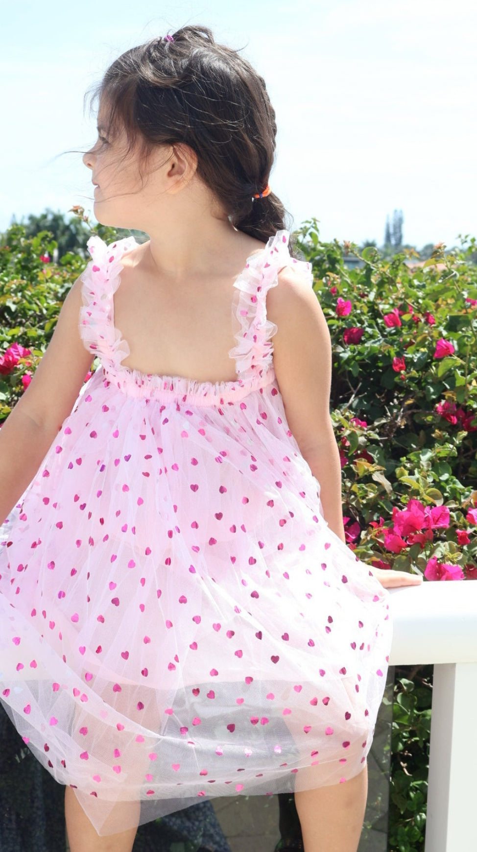 36 - Valentine's Heart Pink Baby Dress