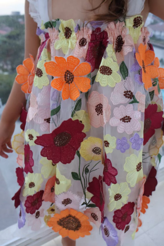16 - Beautiful 3D Floral Dress