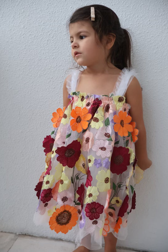 16 - Beautiful 3D Floral Dress
