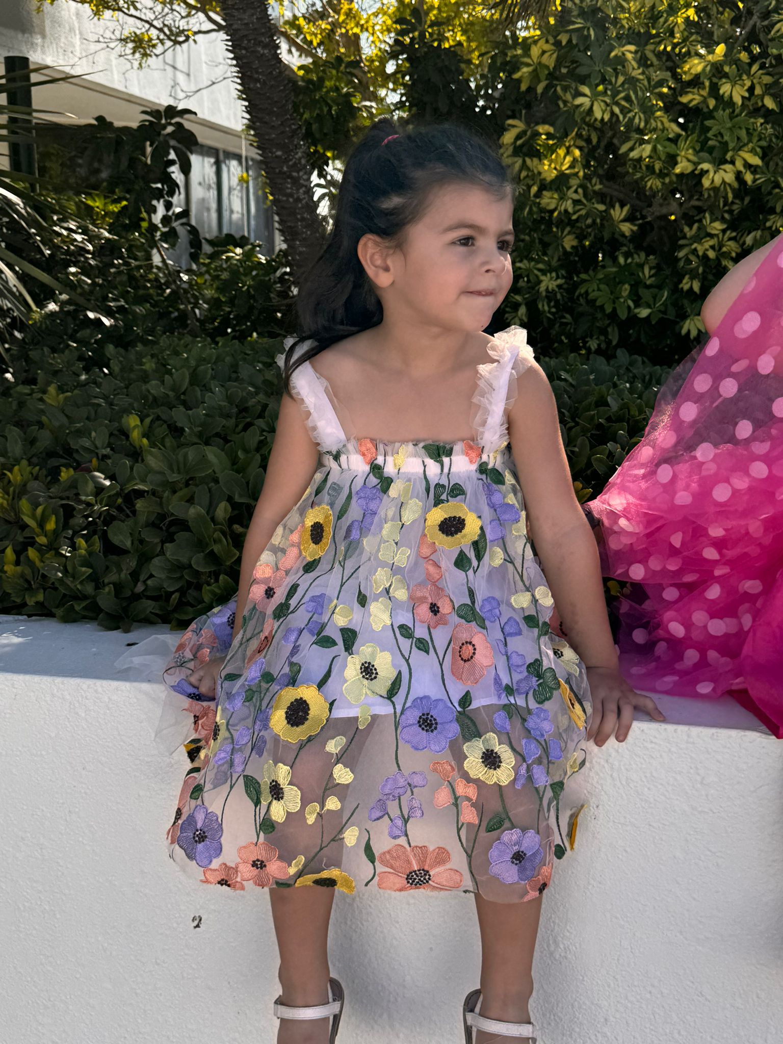 17 - Beautiful 3D Floral & Stems Dress