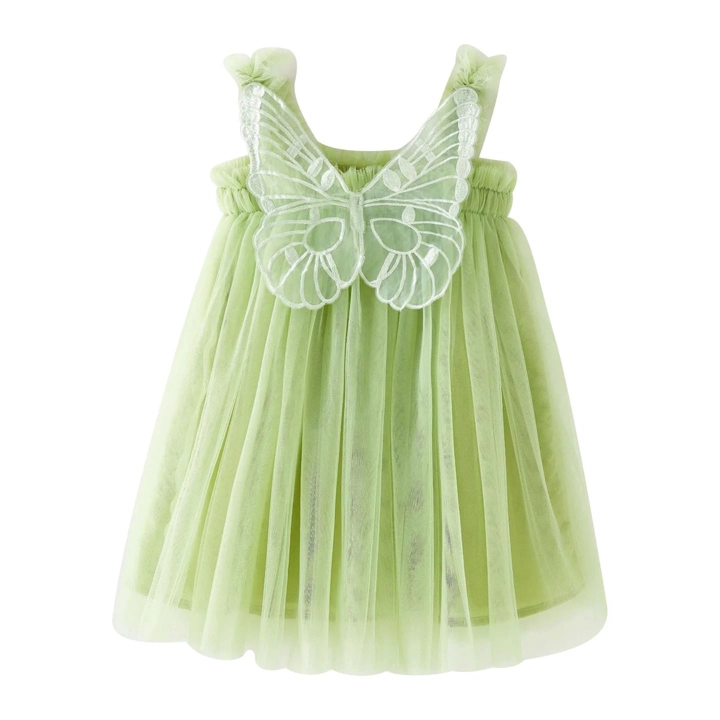 27 - Butterfly wing Fairy Dress Sage Green