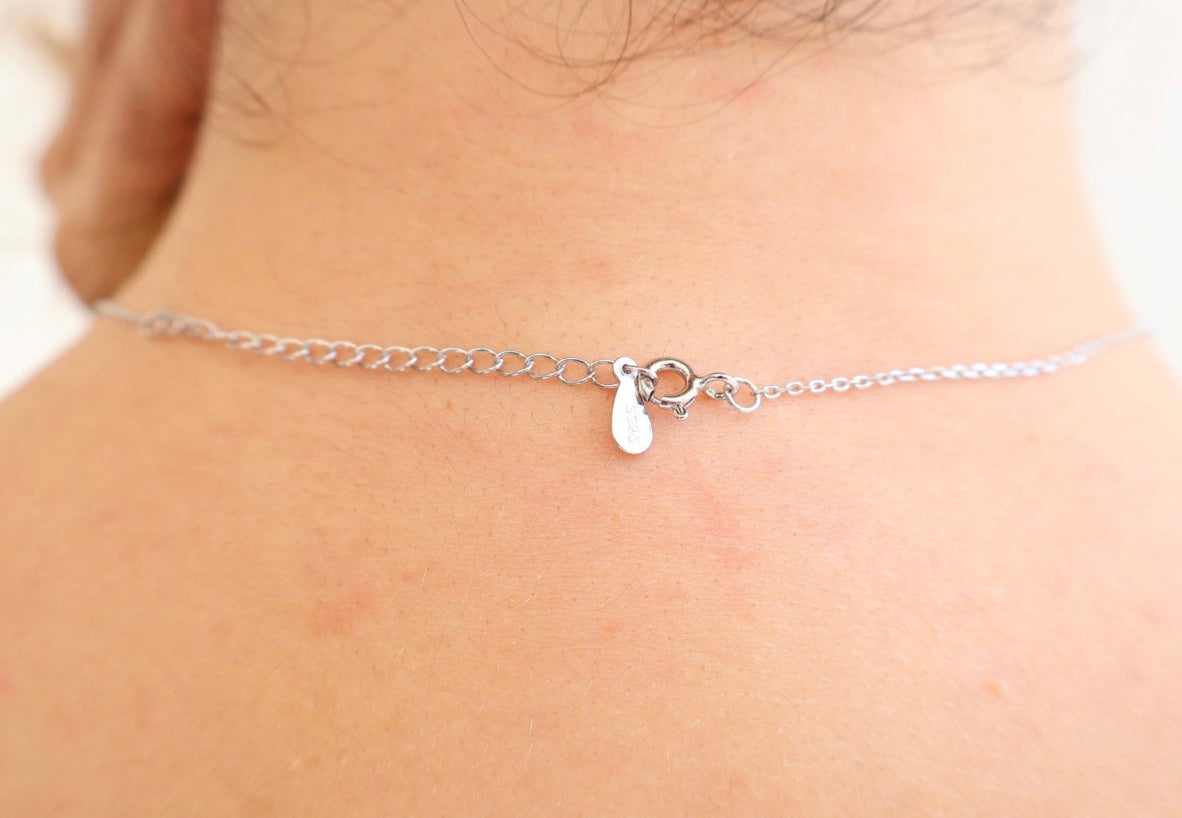 Cubic Zircon Heart necklace Stainless Steel