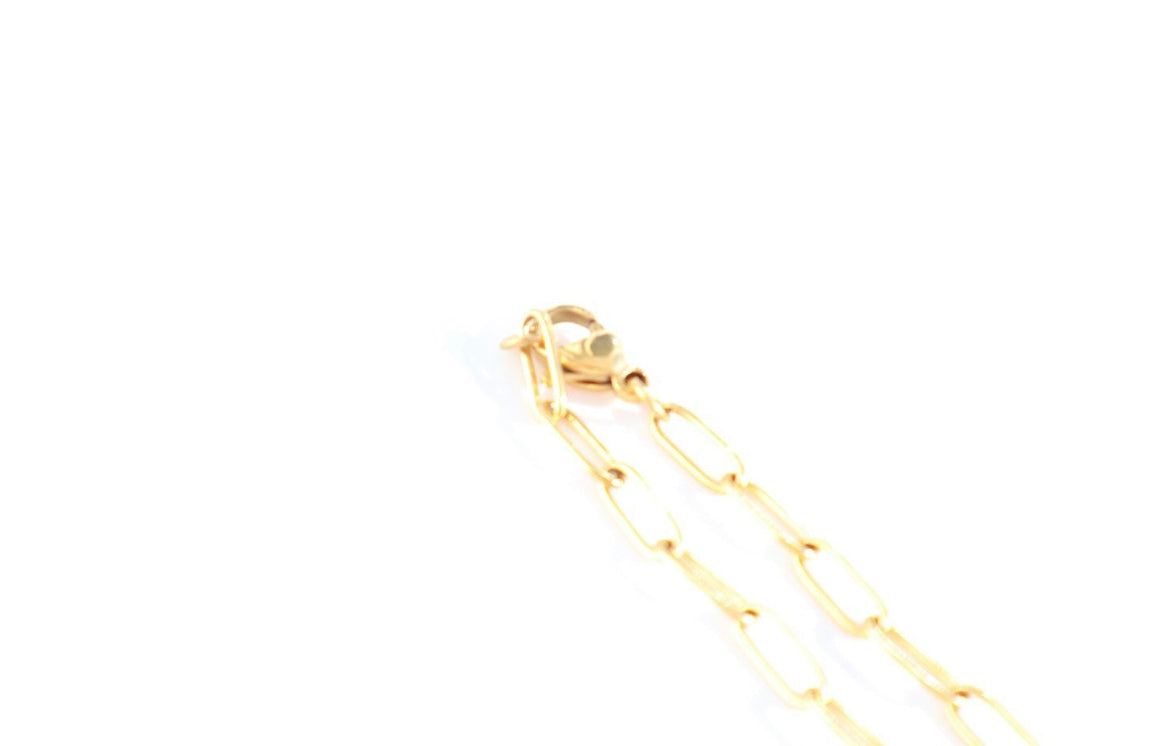 White Heart Necklace