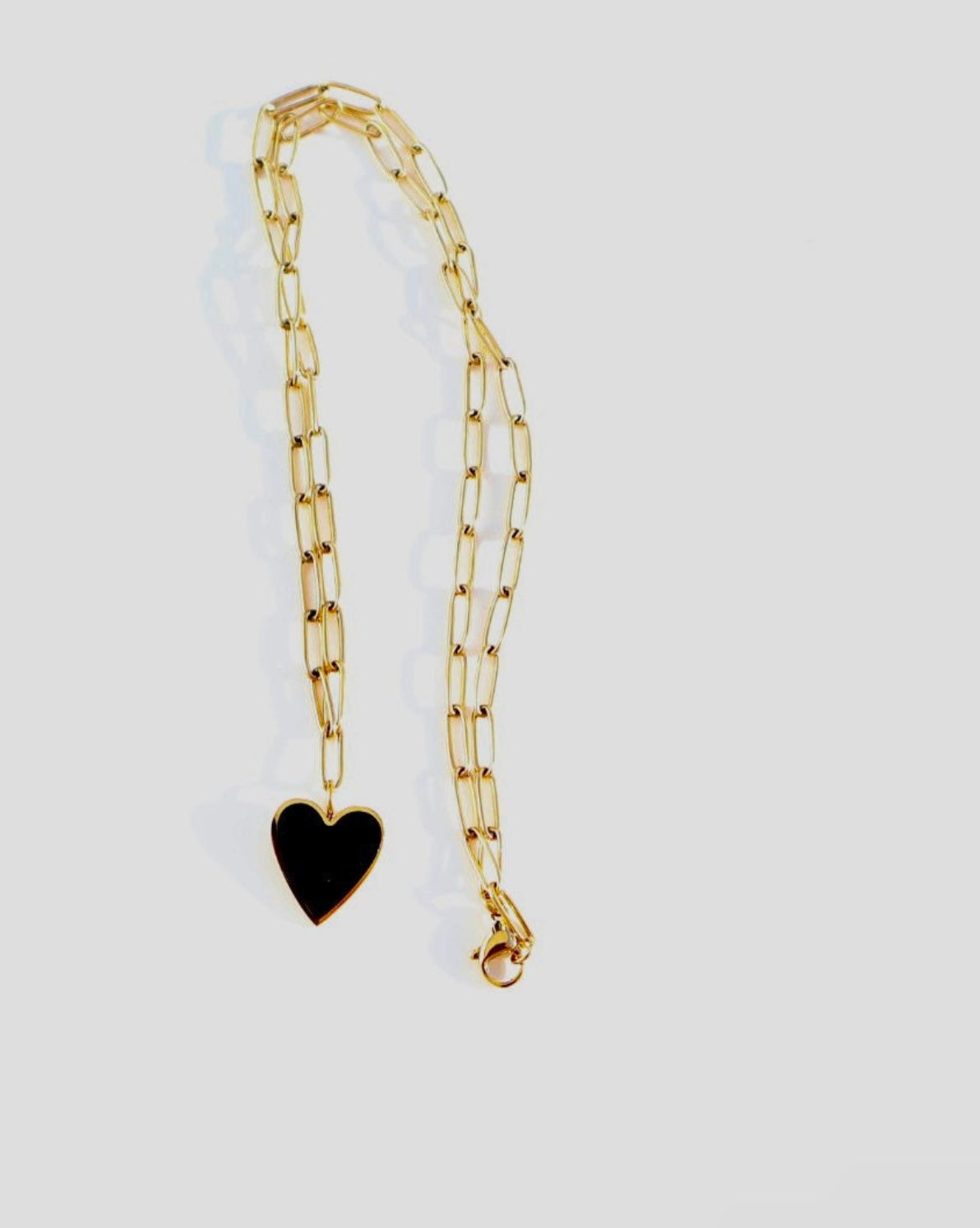 Black Heart Necklace