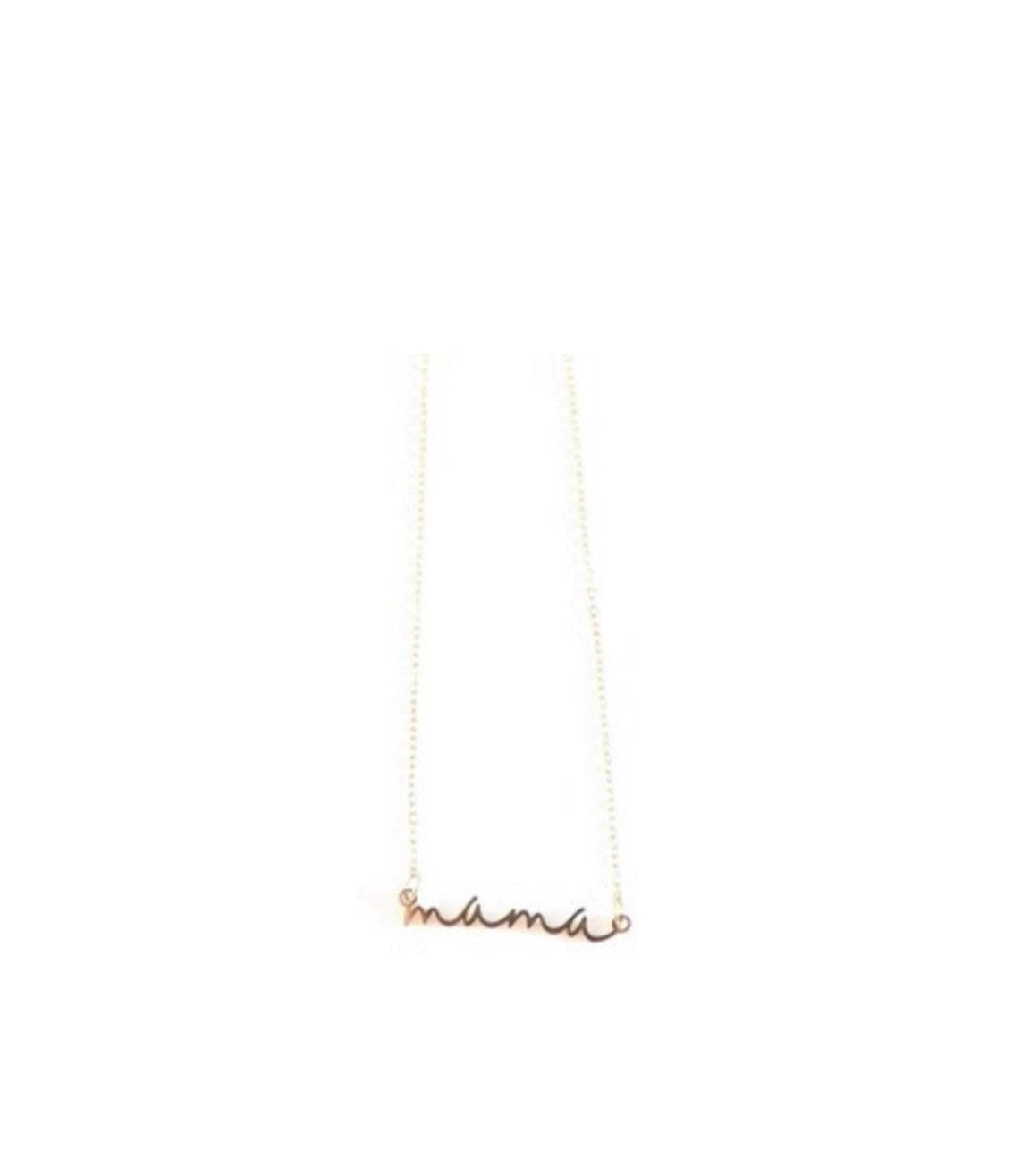 Mama Necklace in Gold