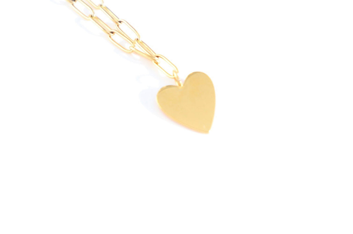 Black Heart Necklace