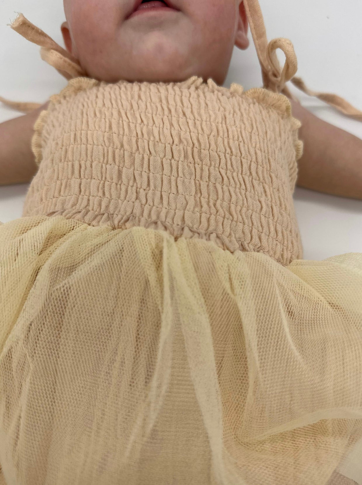 123 - Champagne Romper with Headband