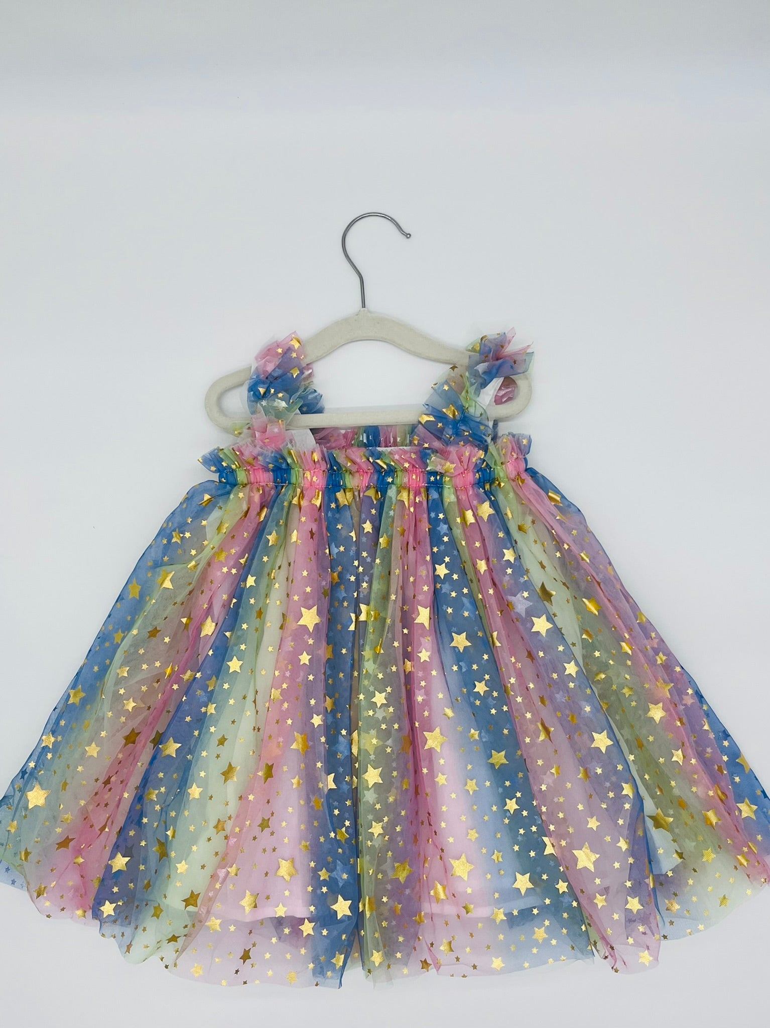 41 - Rainbow and Stars Birthday Dress