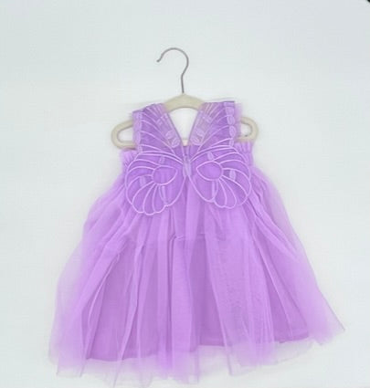 17 - Purple Butterfly Fairy Dress