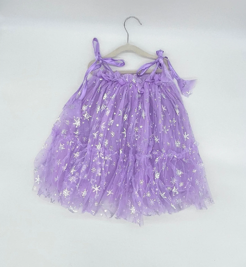 33 - Purple Dress with Snowflakes