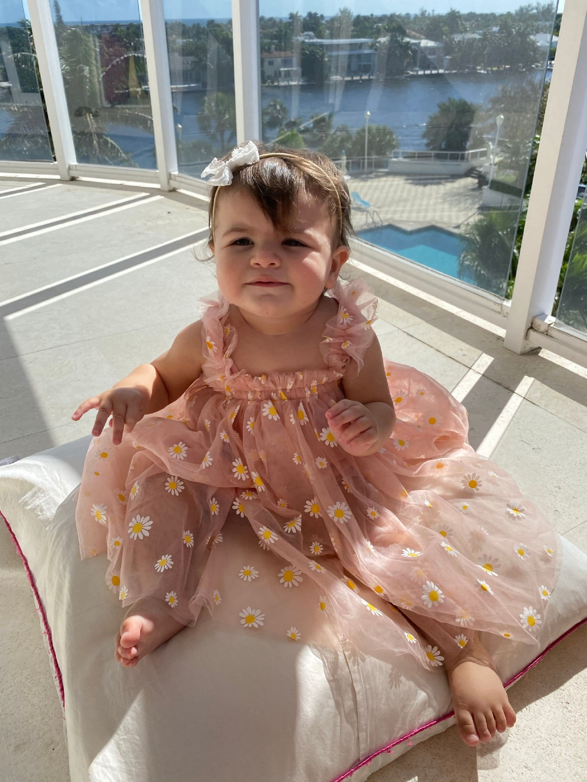 03 - Pink Daisy Tulle Dress