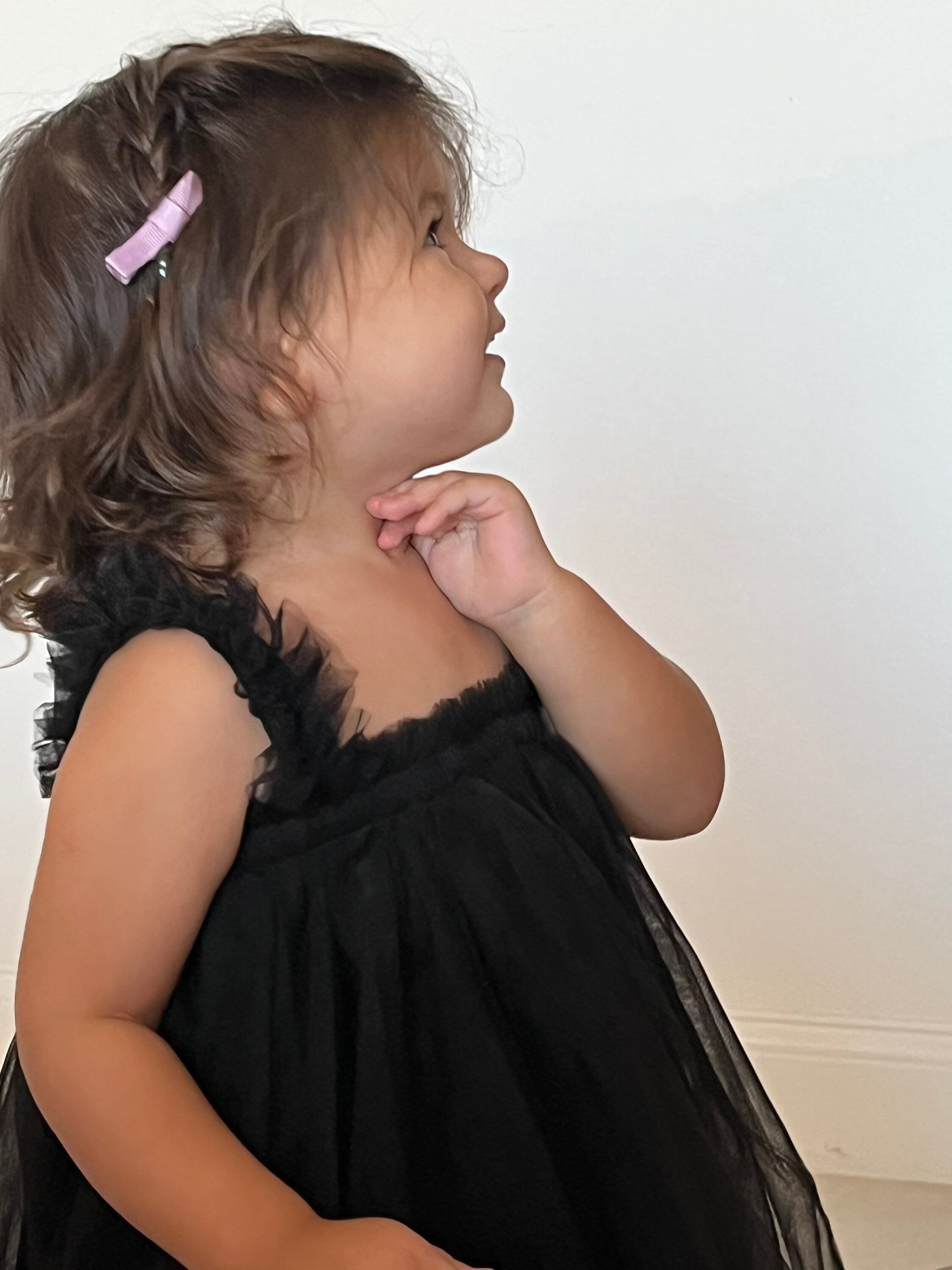 101 - Plain Black Baby Dress
