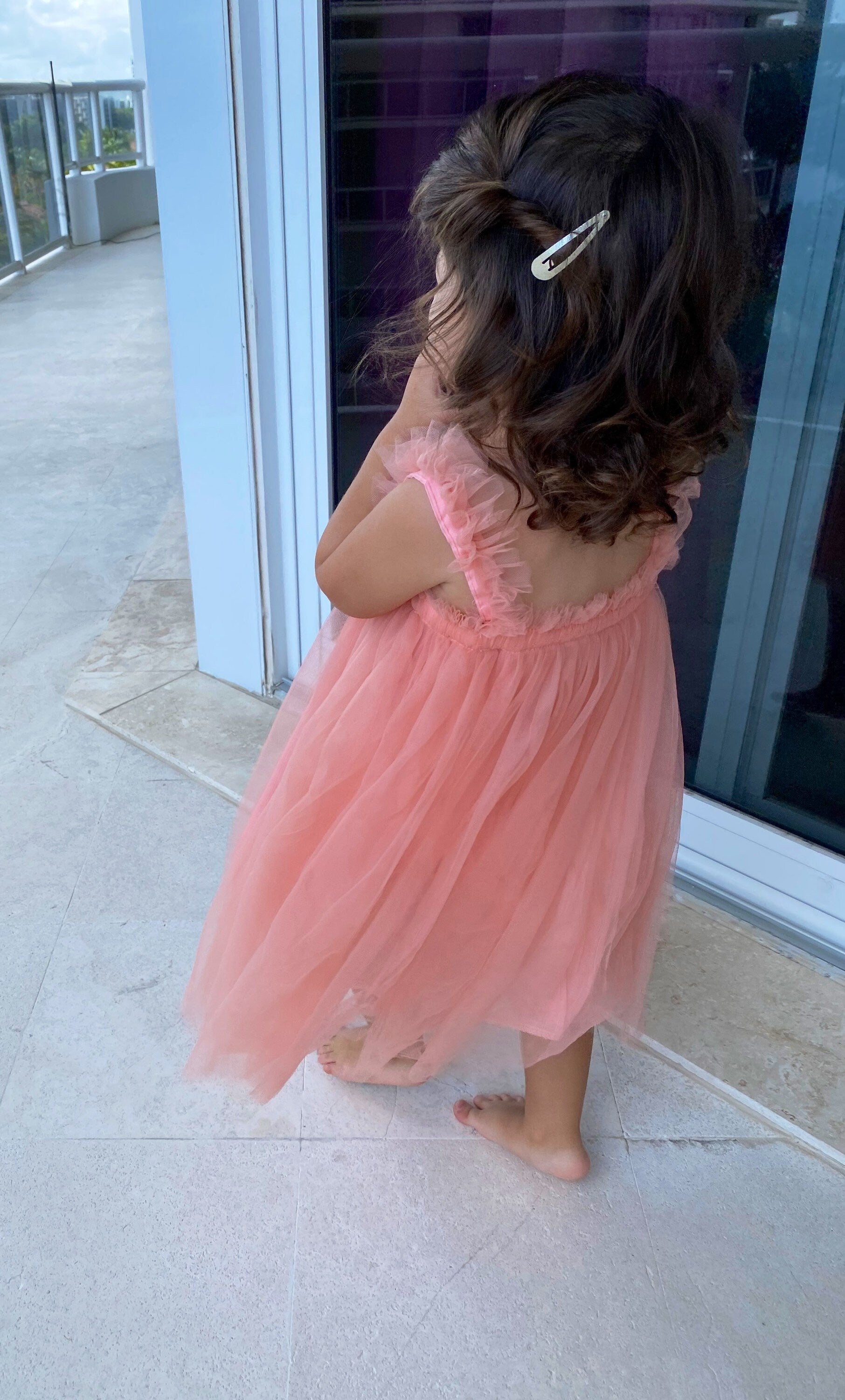 111 - Pink  Baby Tulle Dress