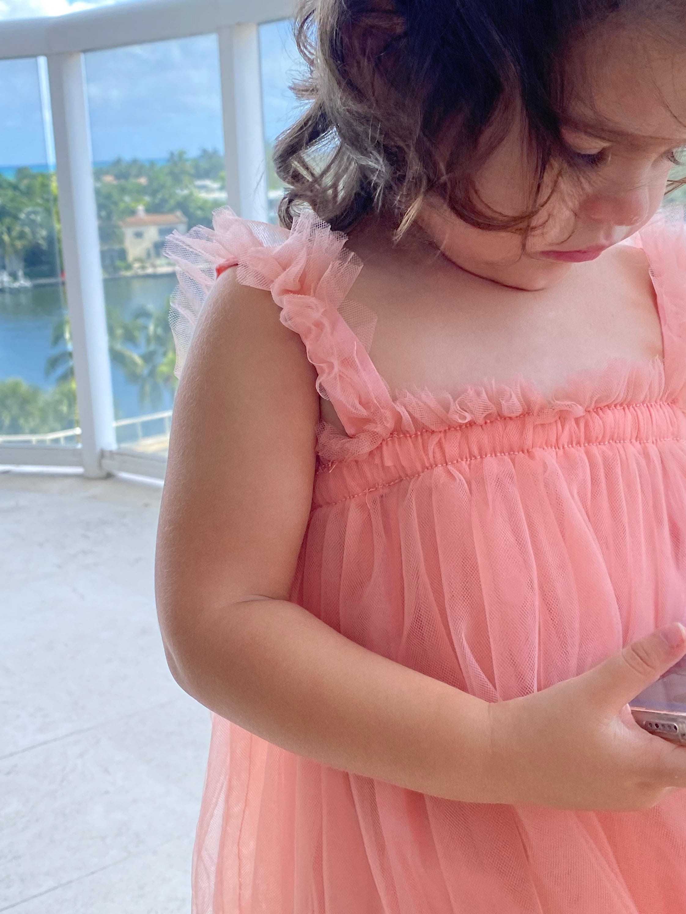 111 - Pink  Baby Tulle Dress