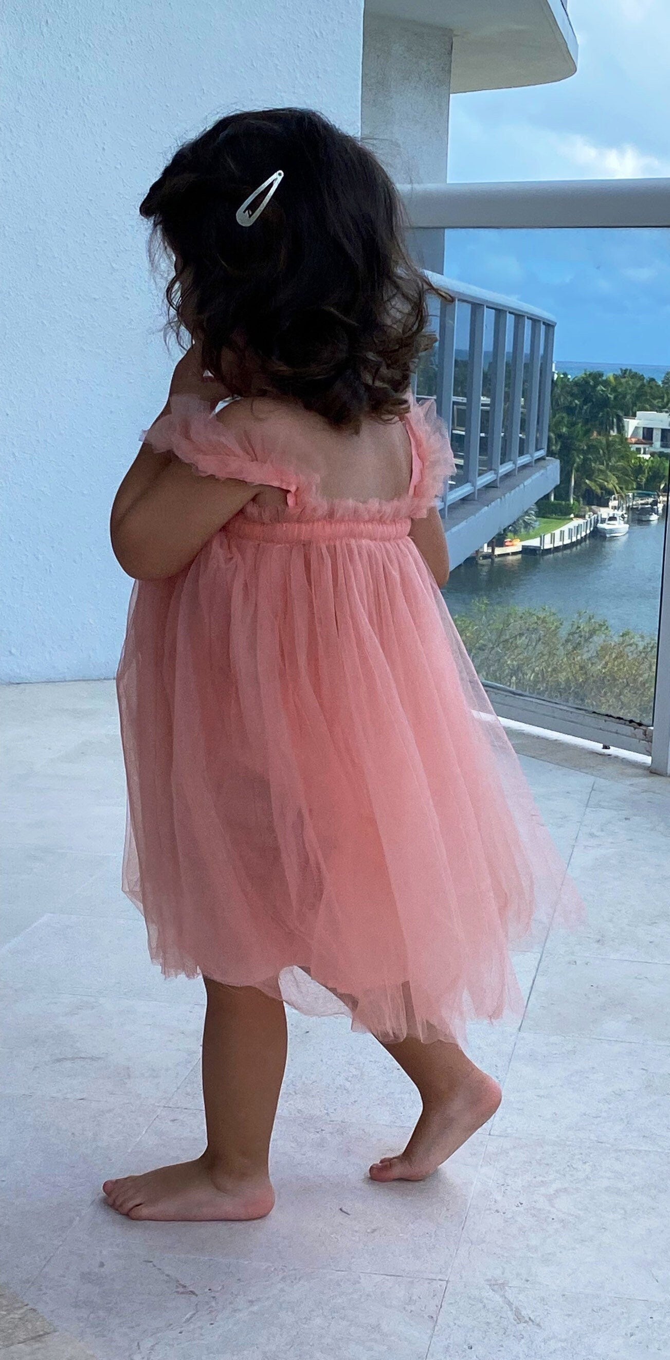 111 - Pink  Baby Tulle Dress