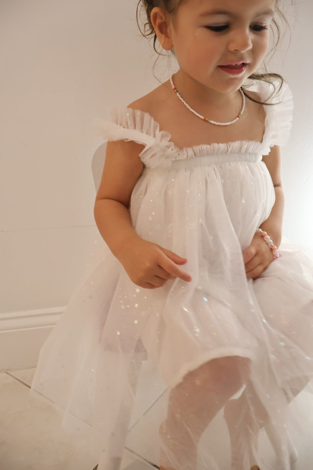 35 - Irredescent Unicorn and stars Dress