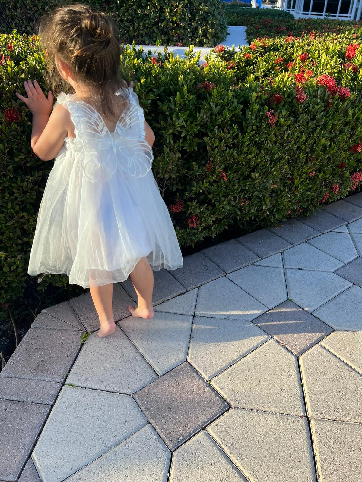 21 - Butterfly Fairy Dress White