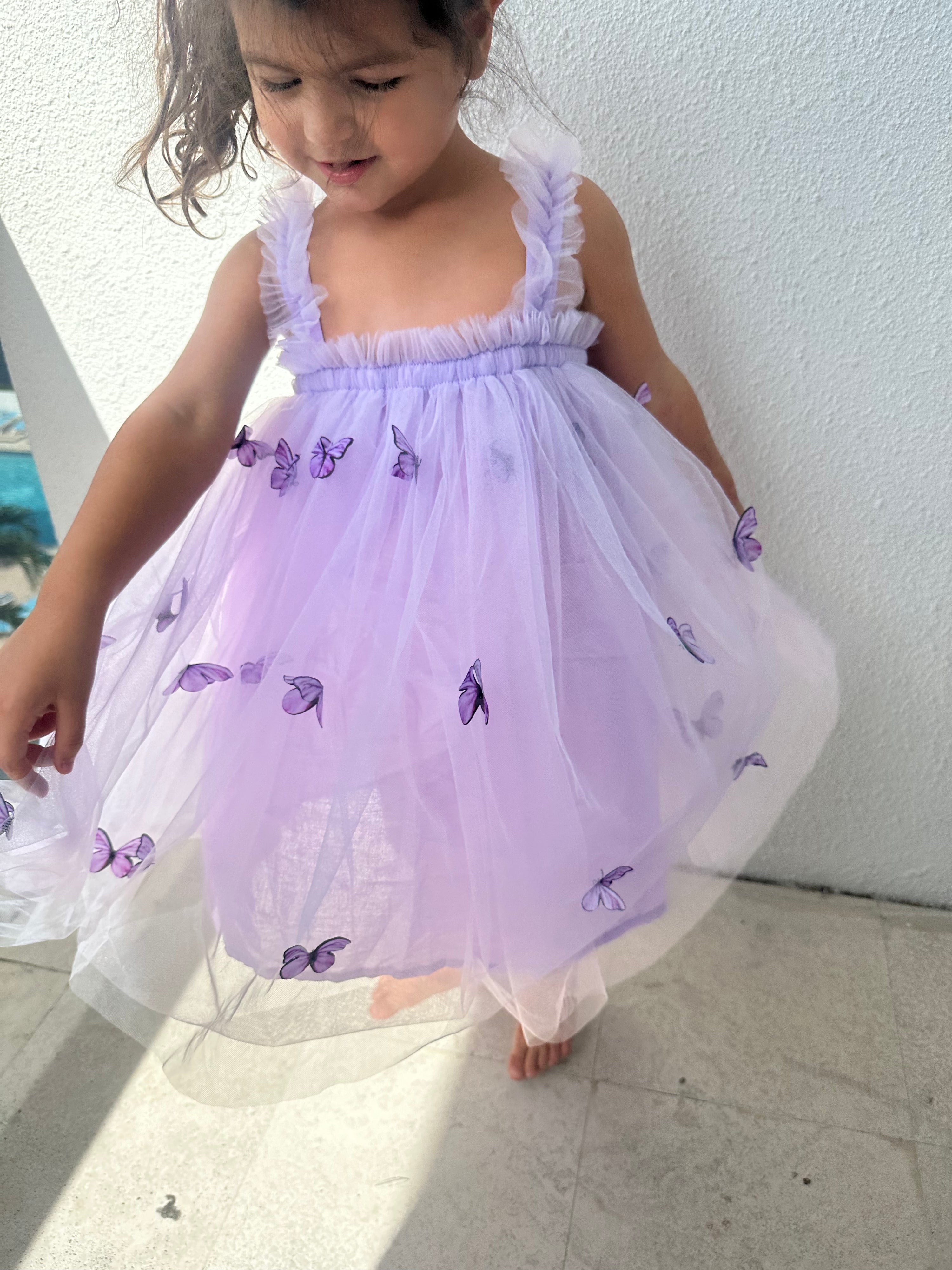 Purple Butterfly Fairy Dress