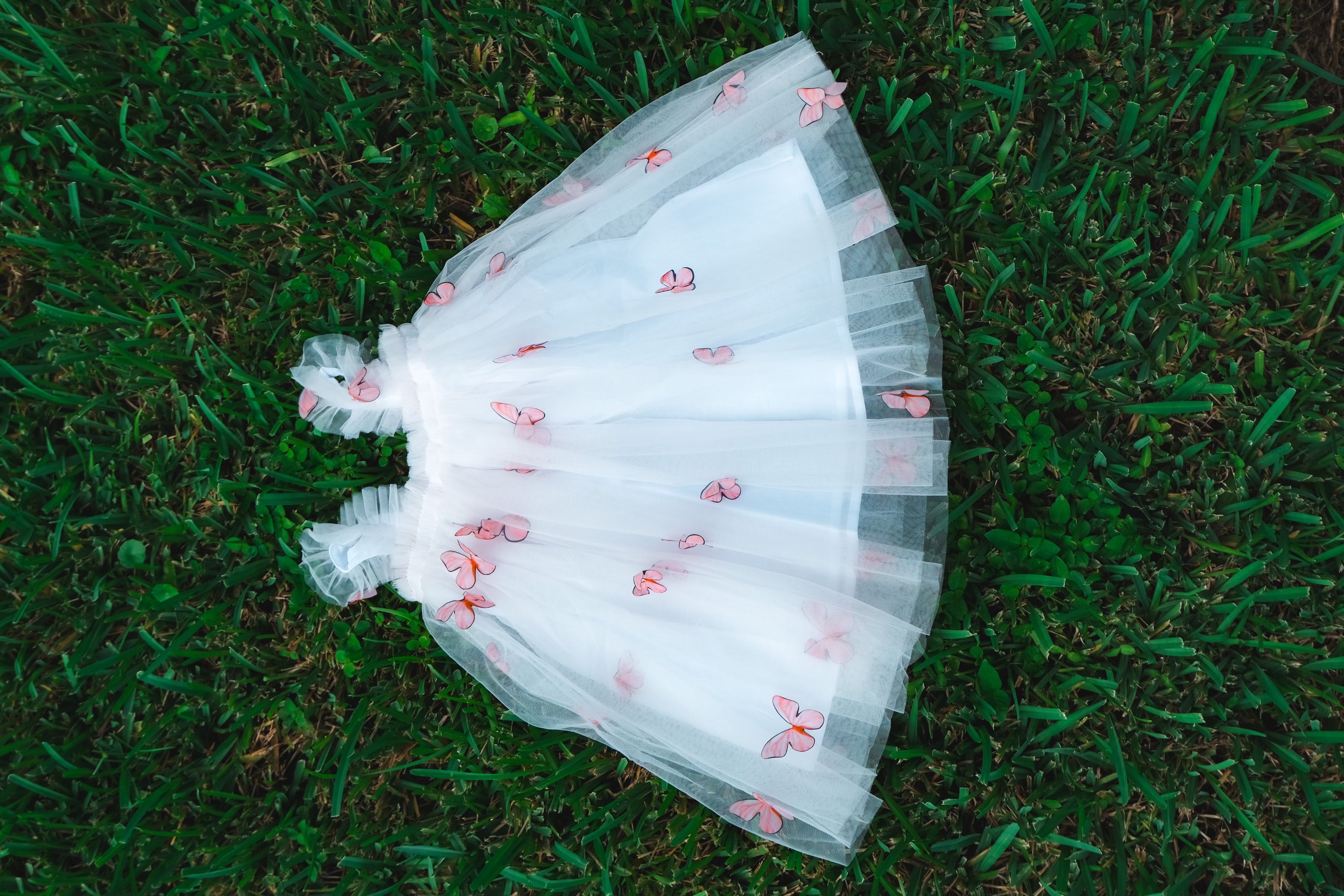White Butterfly Fairy Dress