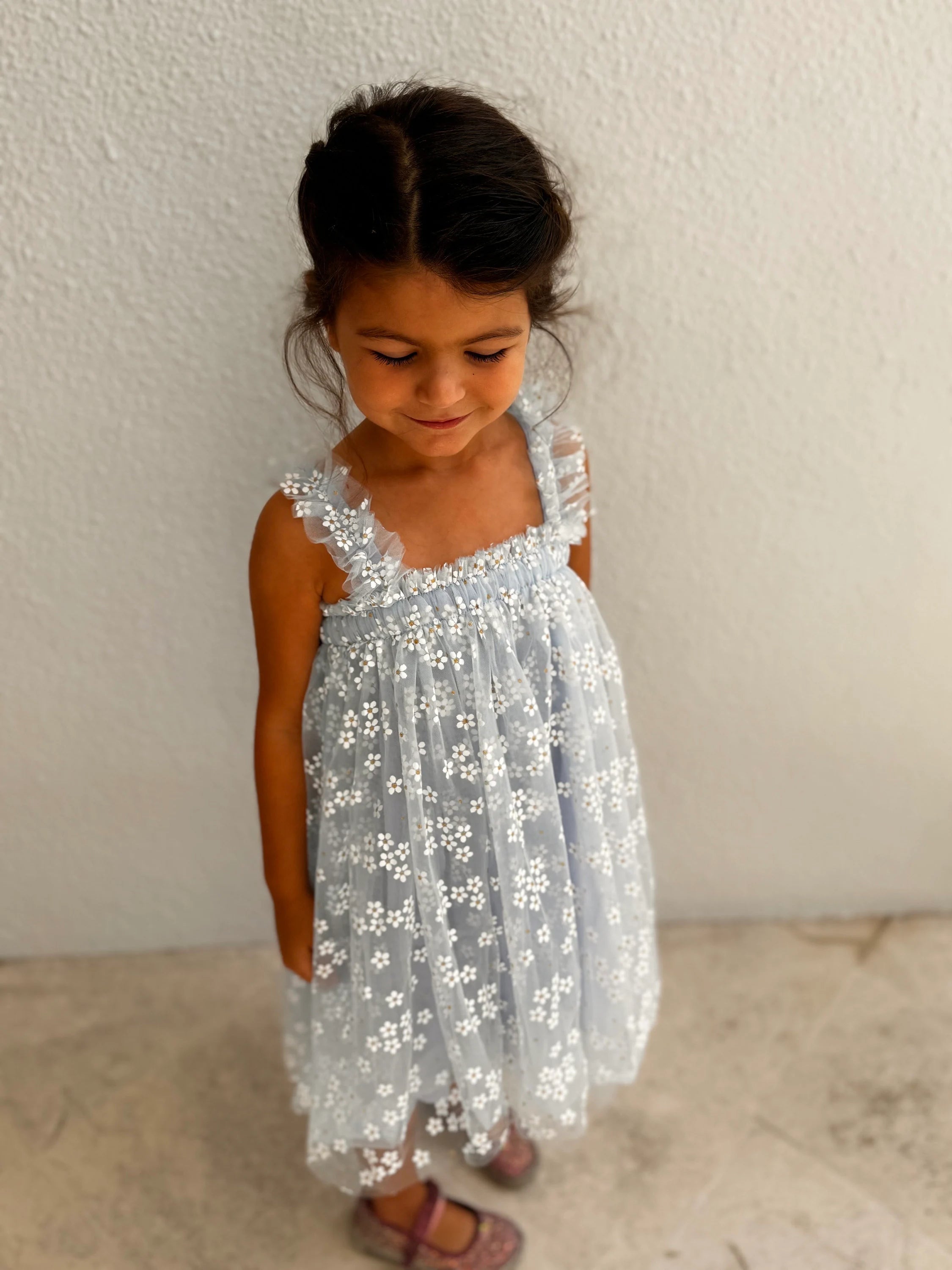 Blue Floral Dress