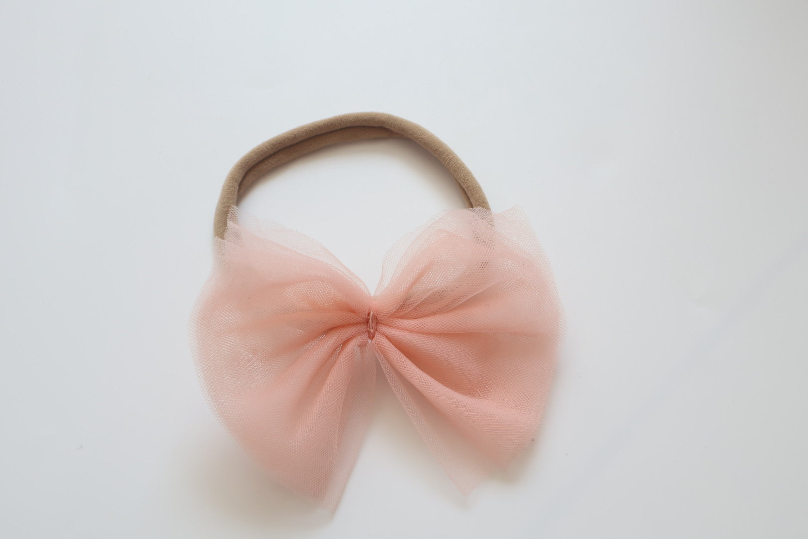 Headband Matching Coral Pink