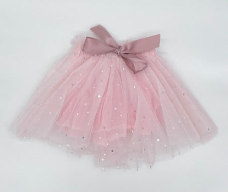 Pink Girl Tutu with Moons and Stars