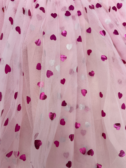 Valentine's Heart Pink Baby Dress