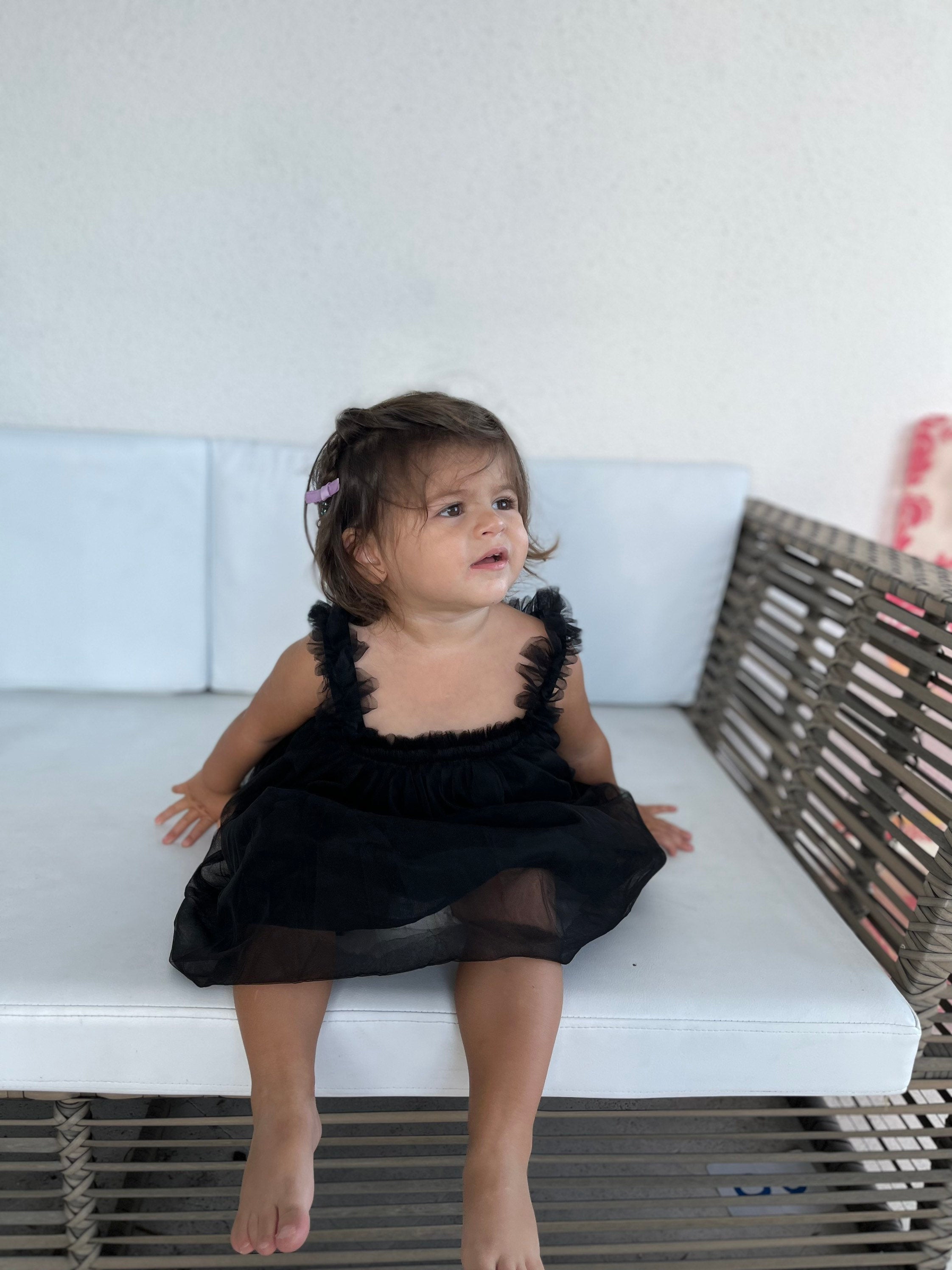 Plain Black Baby Dress