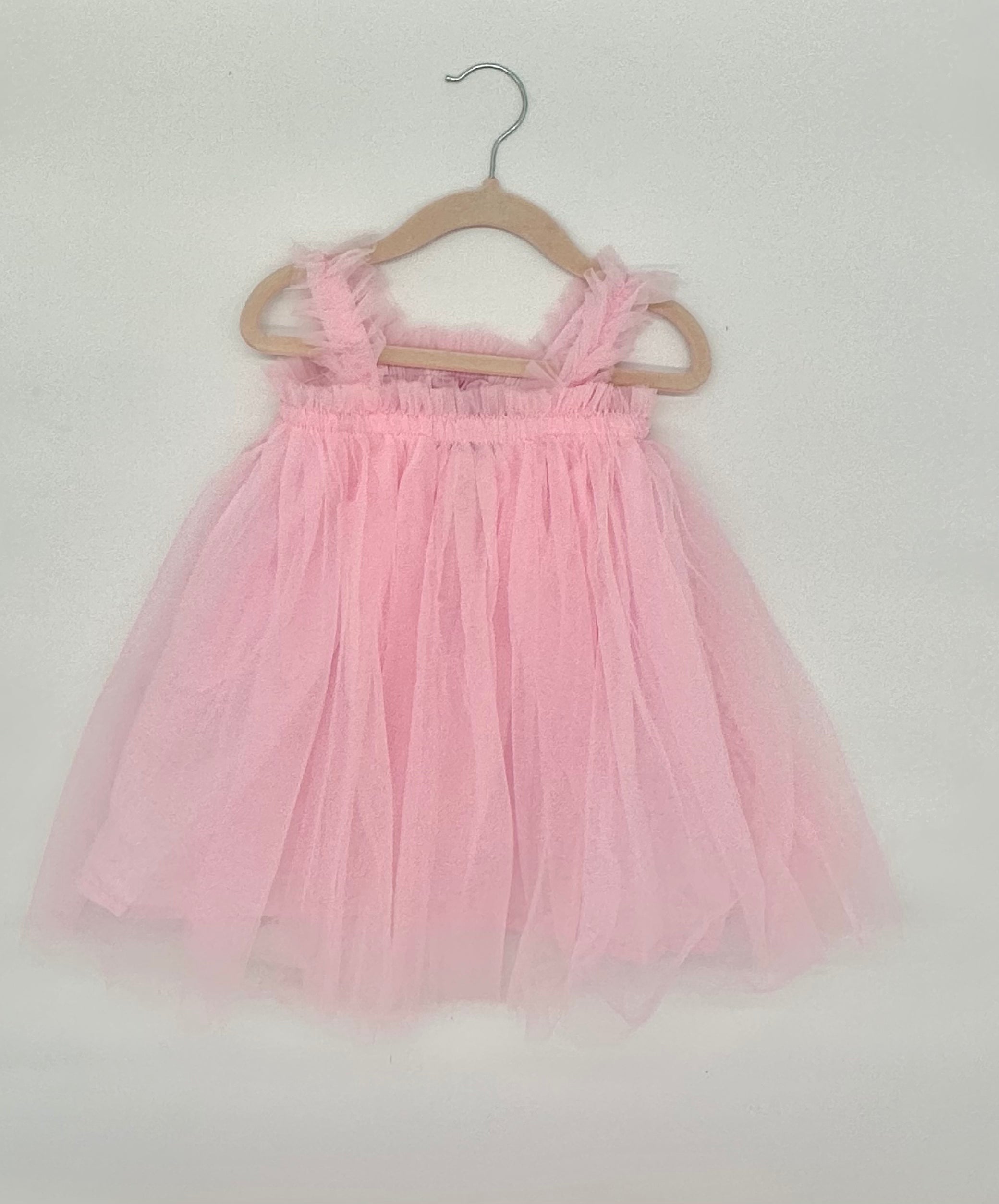 Plain Baby Pink Tulle Dress