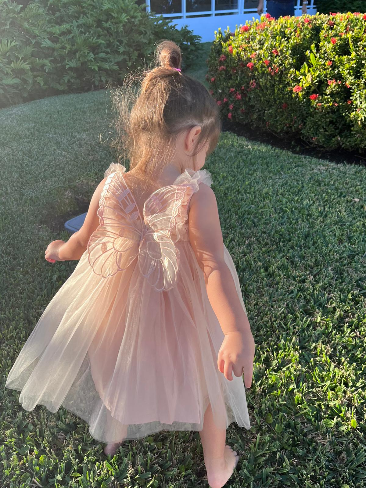 Butterfly Fairy Dress Champagne